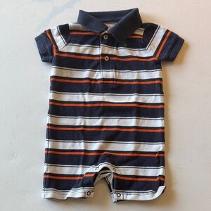 Striped Polo Talph Lauren Romper 6mos